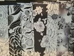 100 Sheets Scrapbooking JJ Paper Crafts Ephemera Papers 5 1/2 X 3 3/4 In Black