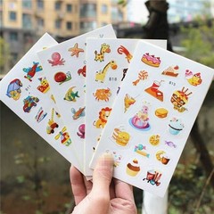 10 Pcs Stickers for Kids Toddler Animal Dino Car Butterfly Teacher Reward Toy