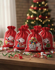 Snoopy Christmas Sticker Set – 15 Piece