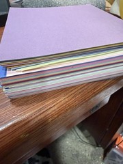 HUGE LOT Scrapbooking Paper Scraps and supplies 12″x12″x8″ BOX B1