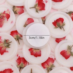 20Pcs Dry Floral Rose Wax Seal stickers Self Adhesive Envelope Seal Stickers