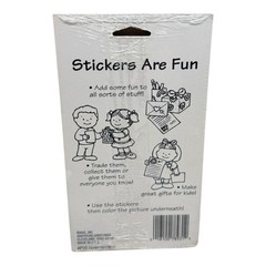 Vintage American Greetings Sticker World Smiling Stars Flags Stickers 2 Sheets