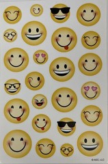 EMOJI Stickers(25pc)AGC•Faces •Expressions•Smiley faces •Sunglasses•Card making•