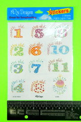 NRN Designs Baby’s Milestones 2 Sheet Sticker Pack