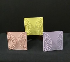 Butterfly fold-over Card Topper Die Cut embellishments 2-1/4″ X 4-1/2″ 6 pcs