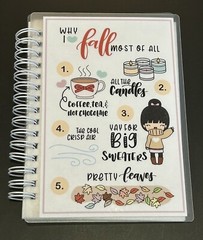 New **Cute 🍂Fall 🍃** Van Stickie mini reusable sticker paper album book