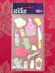 RARE – COOKING / BAKING STICKERS BY STICKO – FREE SHIPPING