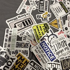 Lot Of 50+ Stickers Sarcasm Witty Rude Funny And More
