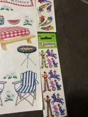 VTG Sticker Lot Sandylion Mix Sealed (18) Rest Loose Etc 90s-mod See Photos