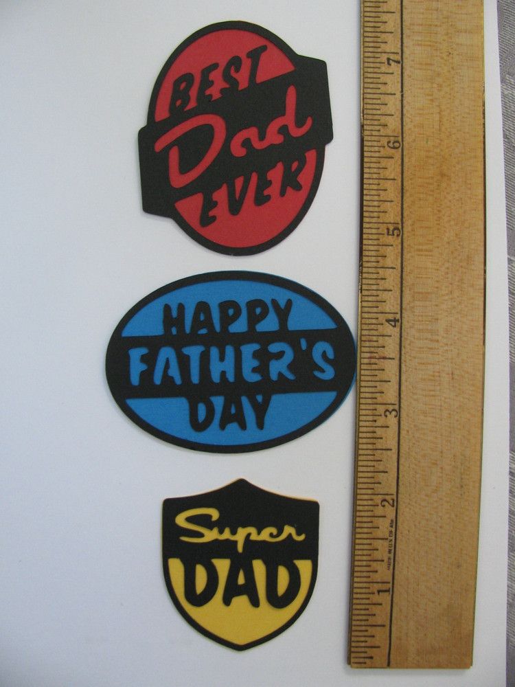 Father’s Day Handmade Paper Piecing 3 Piece Set b