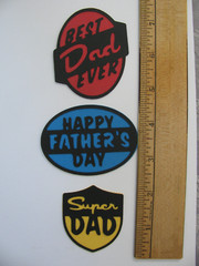 Father’s Day Handmade Paper Piecing 3 Piece Set b