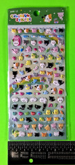 Cats & Kittens & Cat Toys Mini Puffy Stickers Pack Cats