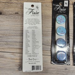 Lot of 3 Magic Scraps Designer Flair Scrapbooking Embellishment Pack