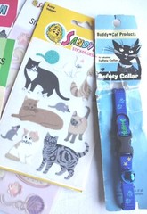 Sandylion Stickers Buddy Cats Kittens Collar Flair Designs Go West Studios Paws