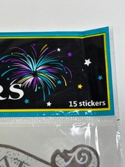 Nicole Quality Value Family Stickers 15 Pcs Black & White