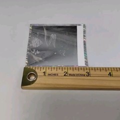 Vtg Scholastic Holographic Sticker Honey Bee Flower Please Return To Book Plate