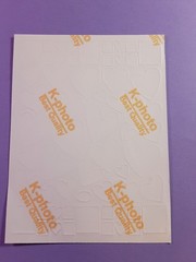pretty prism hearts small Sticker Sheet