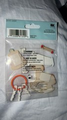 RARE Jolees Baby Toys Rocking Horse Xylophone Key On Ring 3D Scrapbook Stickers