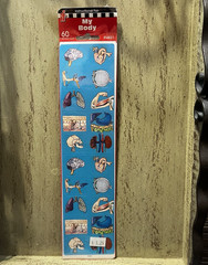 Vintage Instructional Fair My Body Reward Stickers 1990s sealed