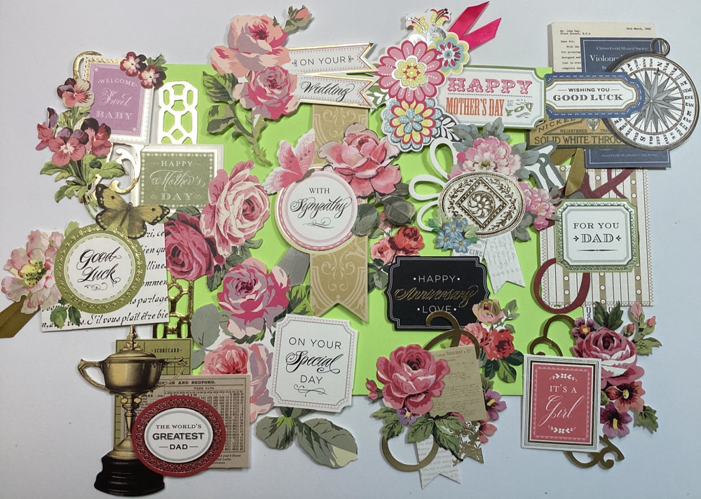 Anna Griffin All Occasions Card Topper 14 Piece