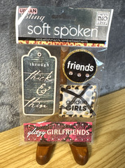 Soft Spoken Urban Bling Embellishment Lot of 3 MAMBI Scrapbooking