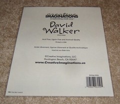 Creative Imaginations 8×10 Sticker Sheet~by David Walker……Happy Birthday.