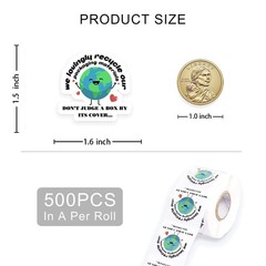 500 Pcs Cute Small Business Stickers Our Packaging Materials Are Lovingly Reused