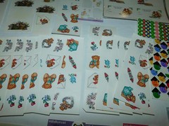 LARGE LOT VTG STICKERS 90s SOME SEALED FLORAL COUNTRY BEARS SUSAN WINGET ART 3D
