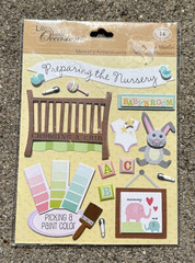 Baby PREPARING THE NURSERY Stickers Life’s Little Occasions RARE