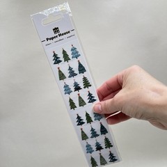 Christmas Tree Stickers Paper House Scrapbooking Junk Journals Collage