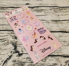 Disney Character Mickey Minnie Winnie Pooh STICKERS Bambi Marie Dumbo Gift Chip