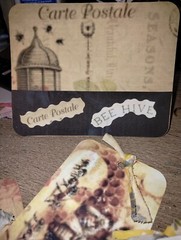 Bee loaded Pocket tags Junk Journal Scrapbook USA Seller gift