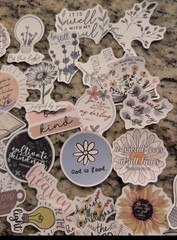 Inspirational Jesus Christian Stickers – 45Pcs Bible Verse Phrase Multicolor