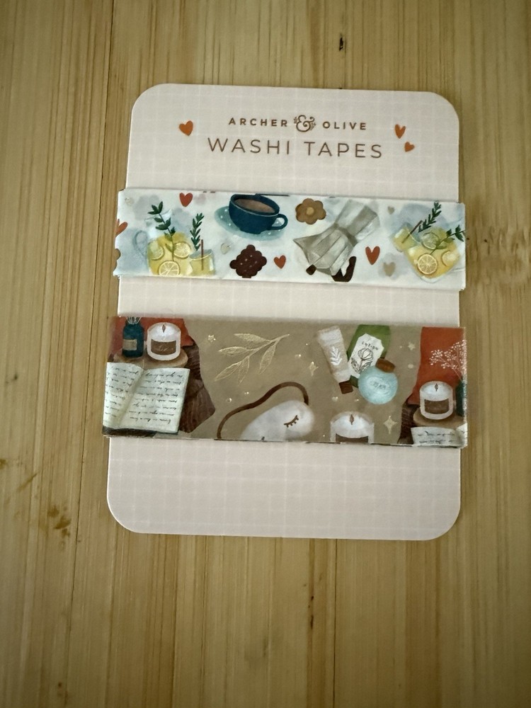 Archer & Olive 13 Piece Planner Sticker Sheets – Washi Tapes – Craft Paper – New