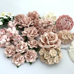 48 Mixed Sizes Large – Small Leaves Paper Flower DIY Kit (TH BL/NU-C122/C)