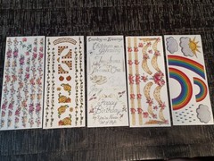 Huge Lot of 40 over-sized scrapbooking sticker sheets many brands & themes