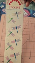 Vintage Mrs Grossmans Stickers Pearl Opal Dragonflies 6 Modules New Pack READ