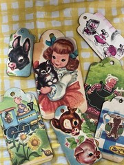 Vintage Childrens Ephemera Junk Journal Pack Book Pages Collage Crafts