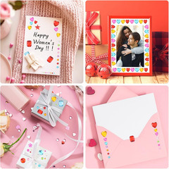 11 Sheet Gem Stickers, 2317Pcs Gem Stickers for Crafts, Self-Adhesive Rhinestone