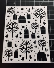 Tim Holtz Die Cuts * Countryside Panels with Cutouts * Set of Four in 4 Colors!