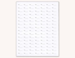 672 WHITE OVAL PRICE STICKERS, TINY1/2″x1″ LABELS, EASY PEEL, SELF ADHESIVE