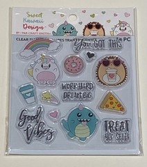 Lot Kawaii Paper Crafting Stationary Clear Stamps Paper Clips Notebooks Stickers