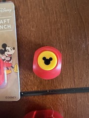 Mickey Mouse Icon Head & Silhouette Paper Punch LOT Scrapbooking