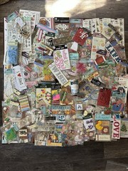NEW 162 Piece Scrapbook Sticker & Embellishment Bundle • Multi Themed
