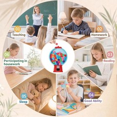 Gumball Machine Magnetic Reward Jar Colorful Bubble Gumball Classroom Reward …