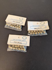 (3) 12 Count Hobby Town Craft Supplies Gold 3/8 Inch Bells – 36 Pieces Total NEW