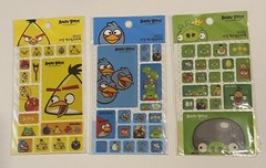 Angry Birds Stickers New Sealed ,3 Pieces