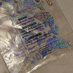 Sticko Fantastic Fish Prismatic Scrapbooking Stickers 44 pc EK Success