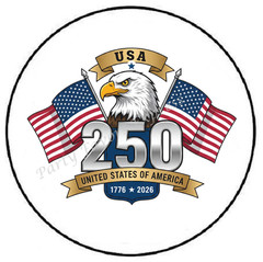 250 YEARS AMERICA EAGLE 4TH OF JULY ENVELOPE SEALS LABELS STICKERS PARTY FAVORS