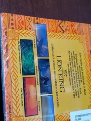 Sandylion Lion King Activity Scene w/ 20 stickers CIRCLE OF LIFE New sealed